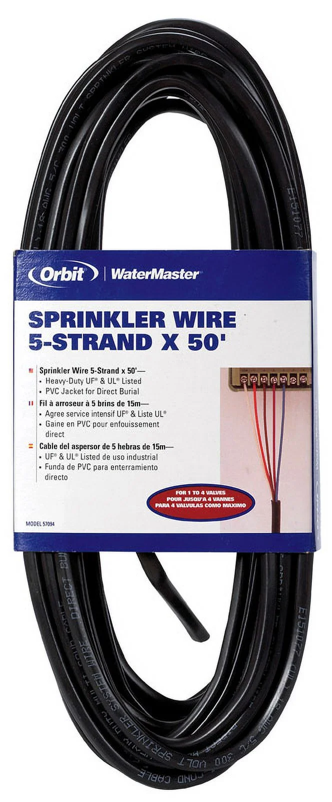 1 Pc, Orbit Watermaster 50 Ft. L Sprinkler Wire