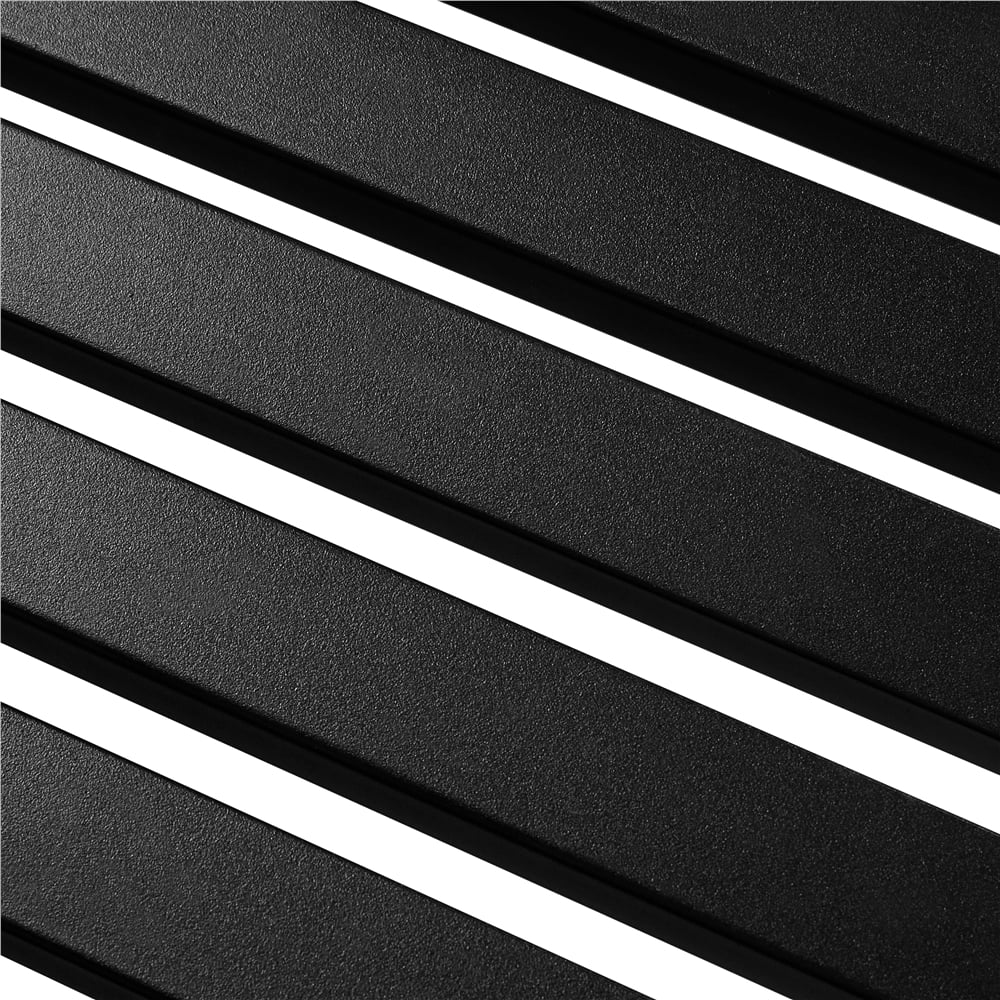 Yaheetech 2 Person Front Porch Swing Bench with Chains, Black