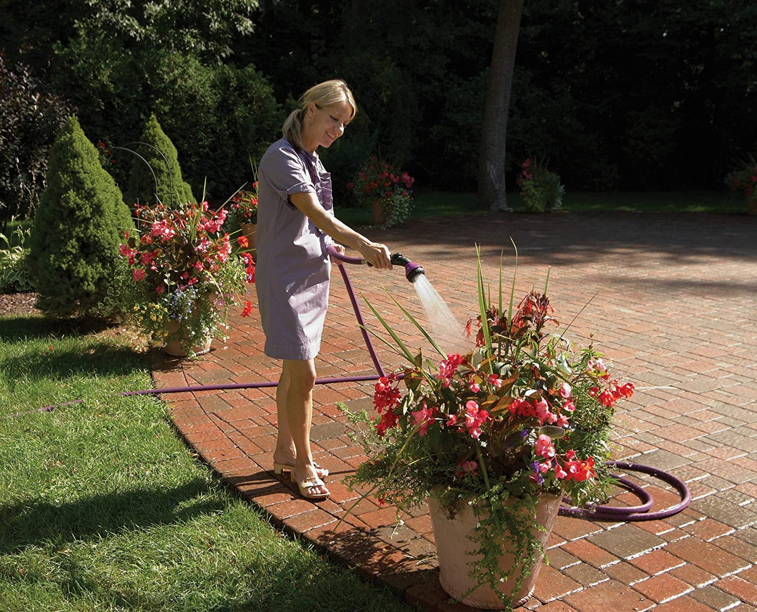 Dramm 12425 One Touch Shower and Stream, Blue