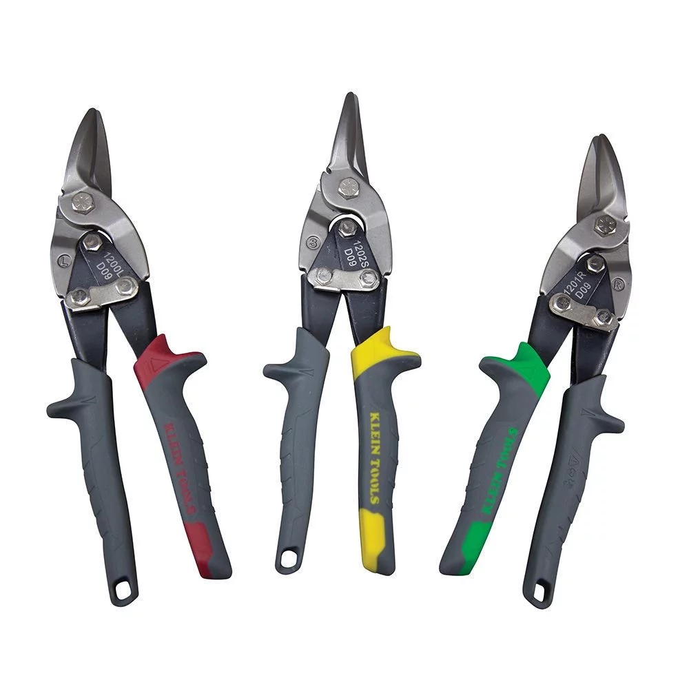Klein Tools Aviation Snips With Wire Cutter Left