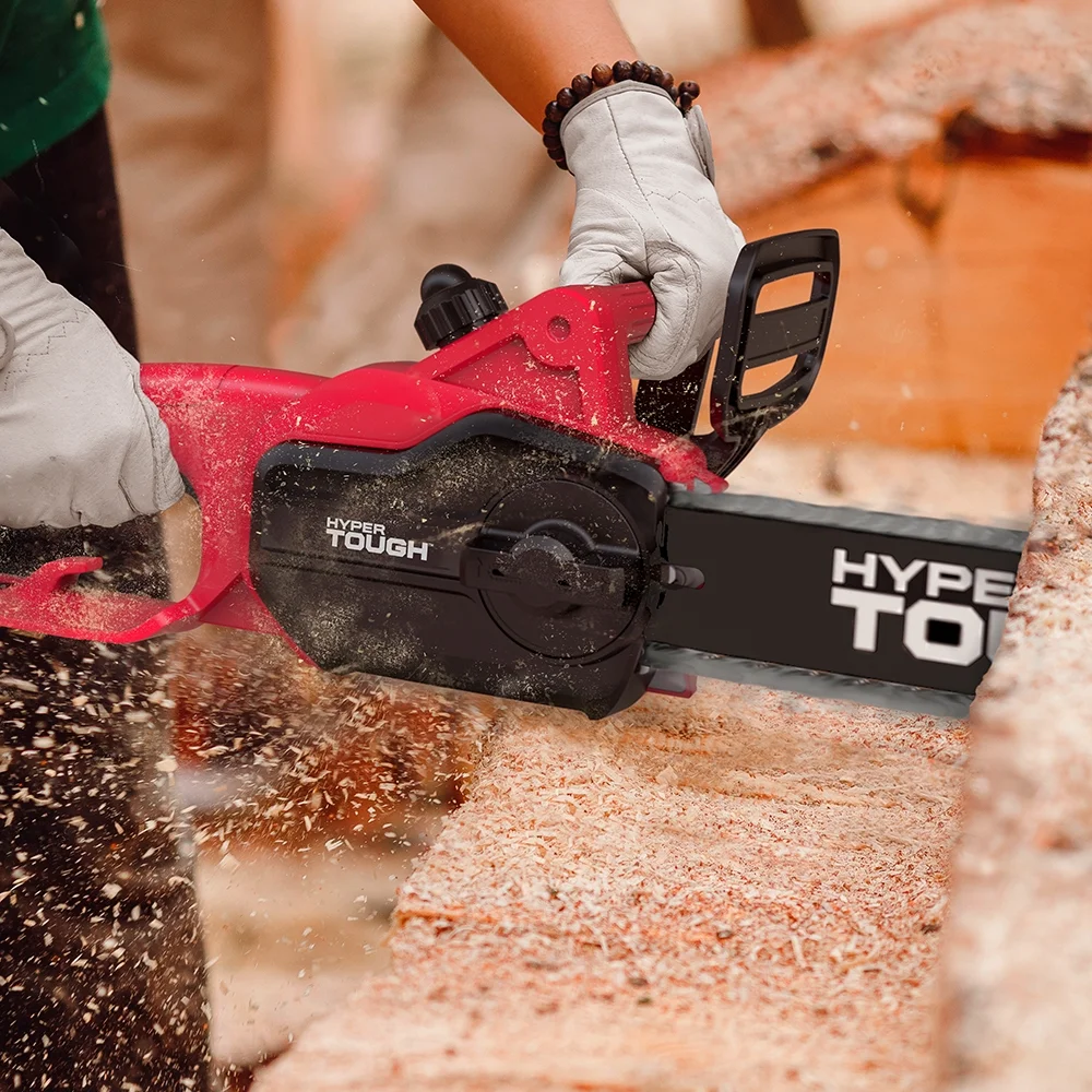 Hyper Tough 9 Amp Electric 14 inch Auto-Oiling Chainsaw HT10-401-002-03