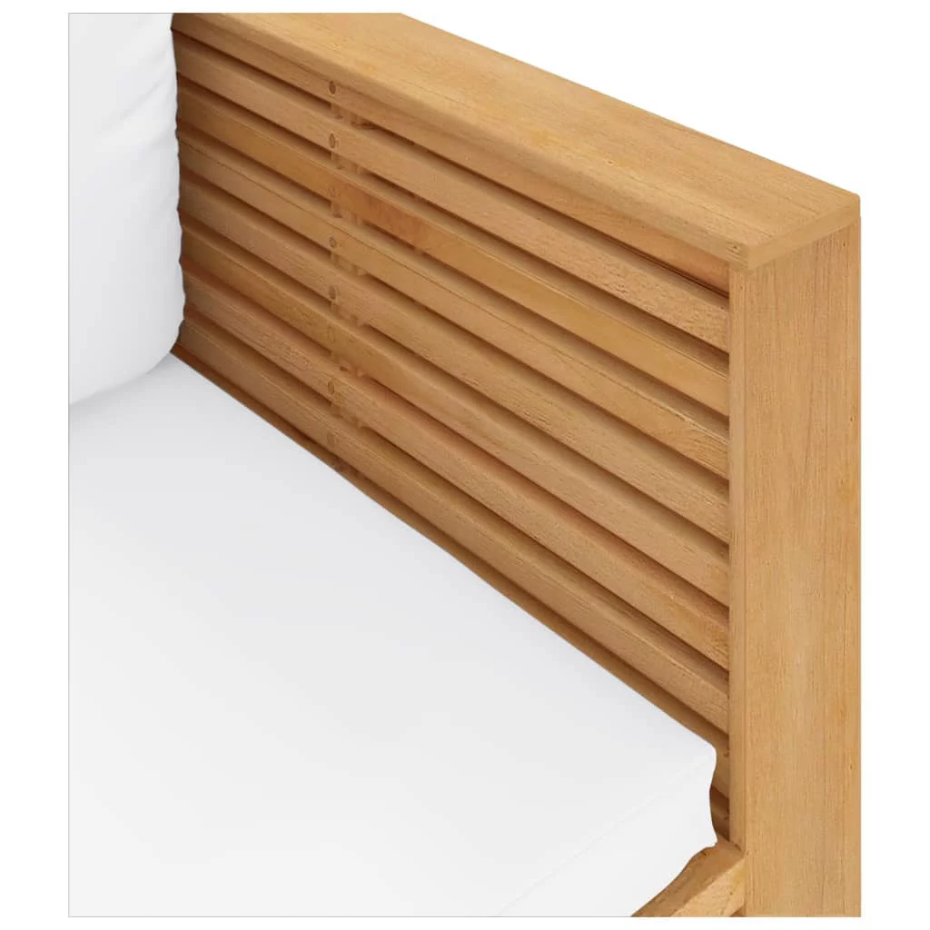 Dcenta Patio Sofa Chair with Cushions Solid Wood Teak