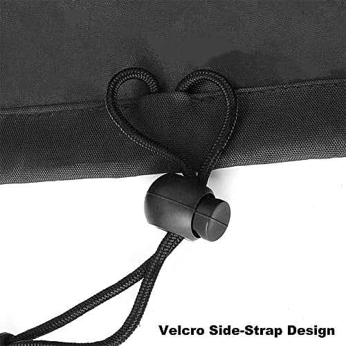 Fire Column Cover 21in Waterproof Outdoor Gas Propane Burning Fire Bowl Column Cover Patio Fire Firepit Table Covers for Square/ Round Fire Column (21.7x21.7x34.6in)