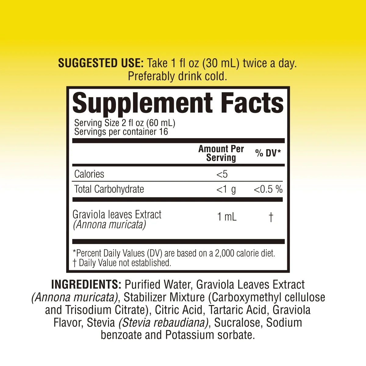 Greenside Guanabana Juice - Graviola Guanabana, 6 Bottles Liquid Extract - 33.81 oz