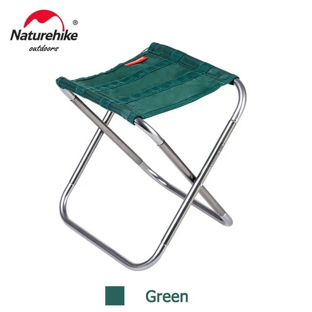 Lightweight Outdoor Camping Chair Aluminium Folding Fishing Stool Collapsible Camping Seats Hiking Stool NH17Z012-L