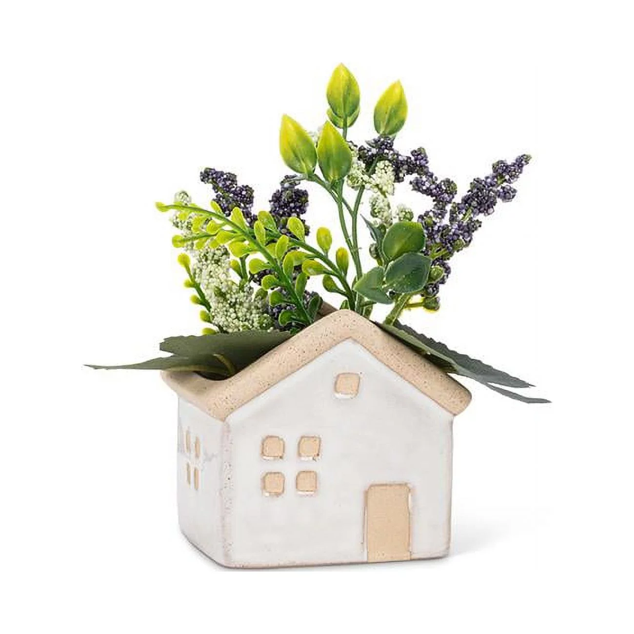 Abbott Collection AB-27-HOMESTEAD-XS 2.5 in. Mini House Planter, Grey