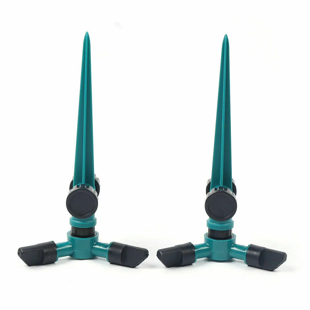 Fichiouy 2pcs Sprinkler 360° Rotating Garden Lawn Sprinklers Automatic Water Sprinkler US