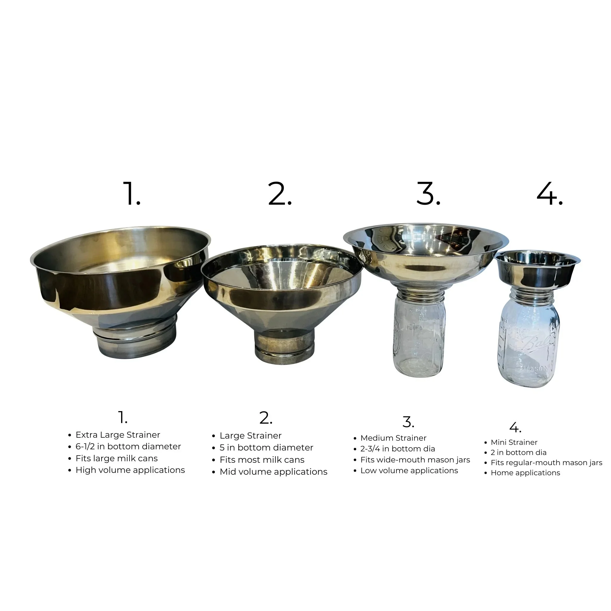 Strainer / Extra Large Premium Grade Milk Strainer