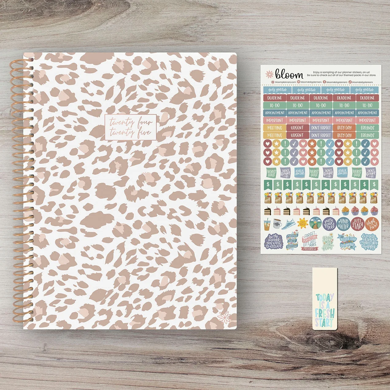 bloom daily planners 2024-25 Soft Cover Planner, 8.5