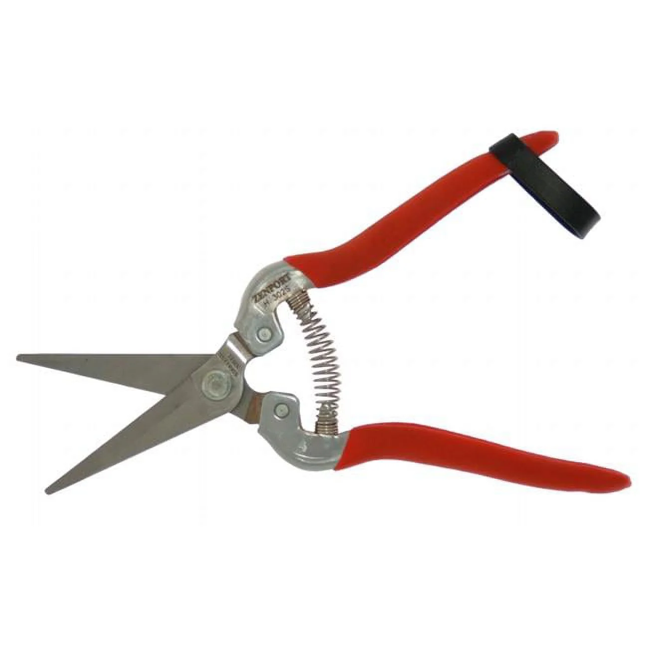 Zenport H302S-1PK Harvest Shear, Straight Stainless Steel Serrated Blade