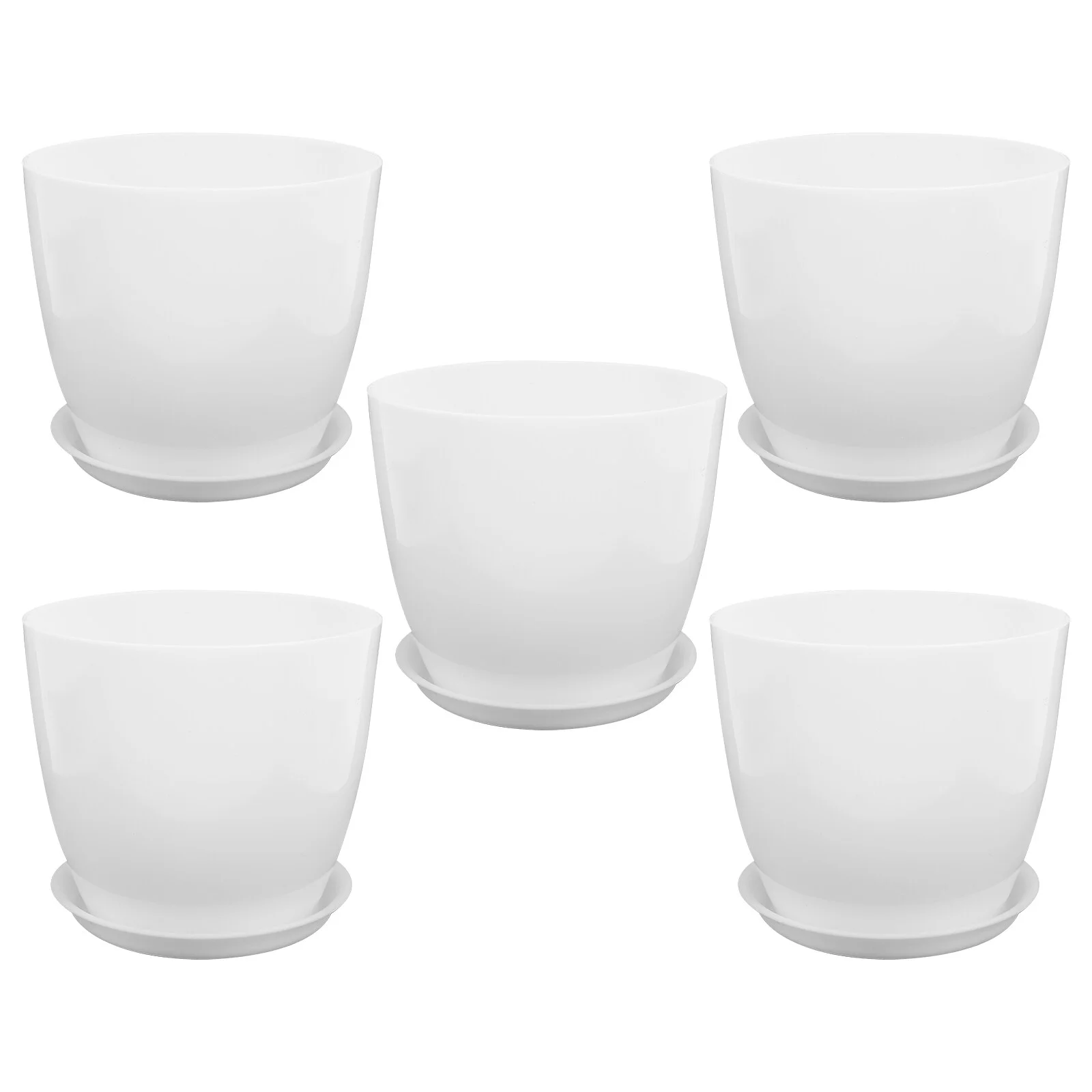 Jibingyi 5 Sets Small Orchid Planter Grow Pots Orchid Cup Orchid Planter with Tray Orchid Planter