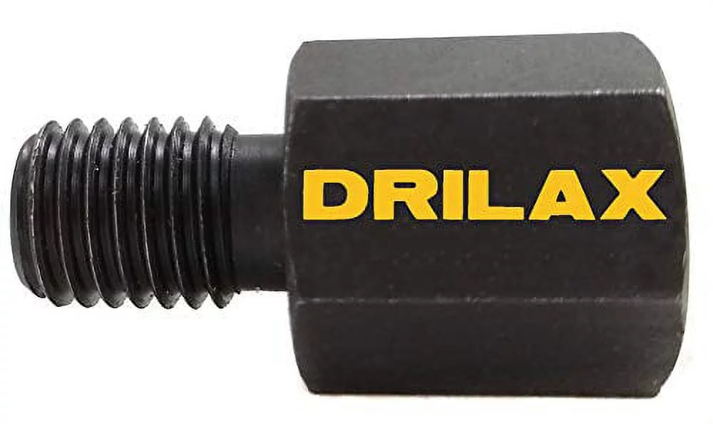 Drilax Angle Grinder Attachments Drill Adapter 5/8 inch 11 Female to M14 Male 12,000 RPM Rated Wire Wheel Adaptor Compatible with Dewalt, Makita, Milwaukee Ryobi Tools