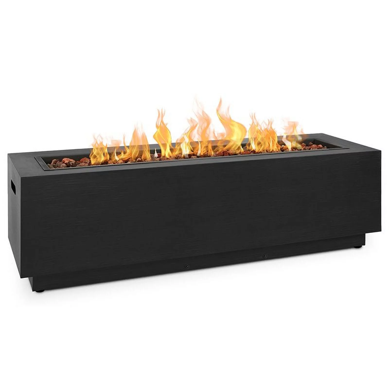 Home Square 2-Piece Set with Steel Propane Fire Pit and Tank Cover in Gray