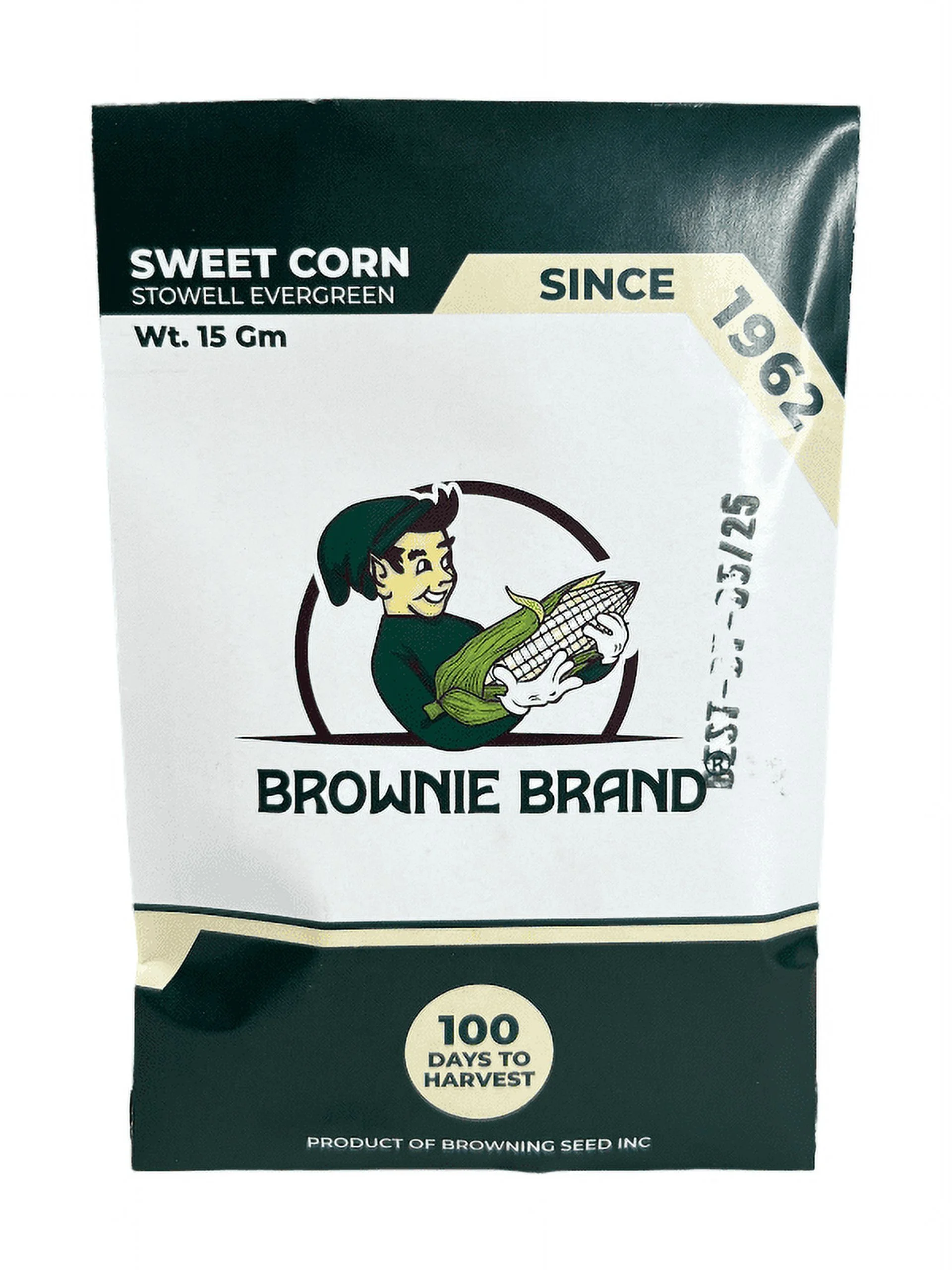 Browning Seed Sweet Corn Stowell Evergreen, 15gm Packet