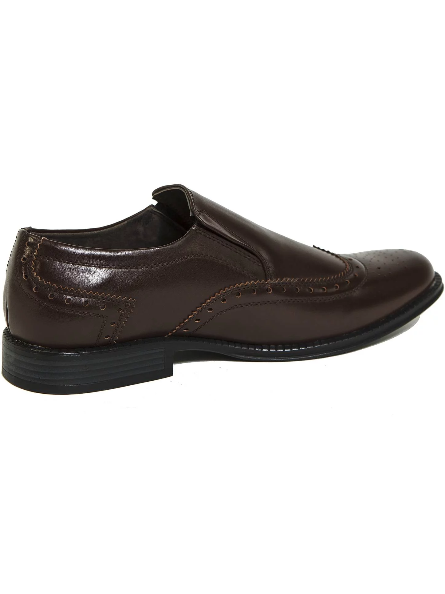 Alpine Swiss Basel Mens Wing Tip Dress Shoes Brogue Medallion Slip On Loafers