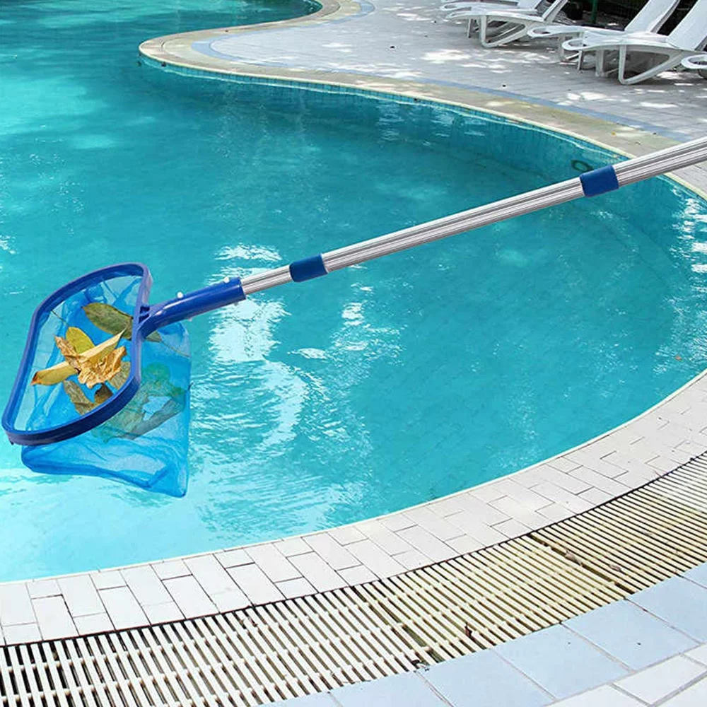 ODOMY Swimming Pool Leaf Skimmer Net with Telescopic Pole