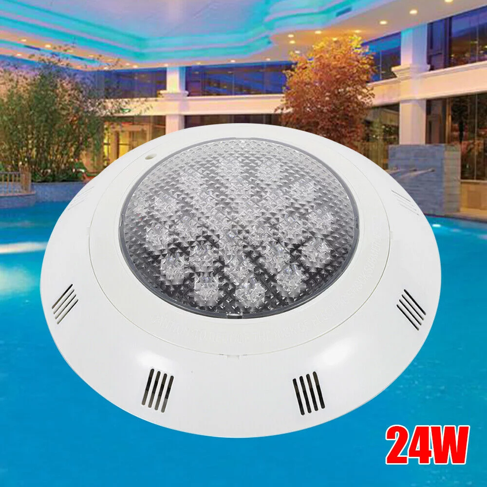 RGB LED Underwater Fountain Swimming Pool Light Waterproof Lamp & Remote NEW
