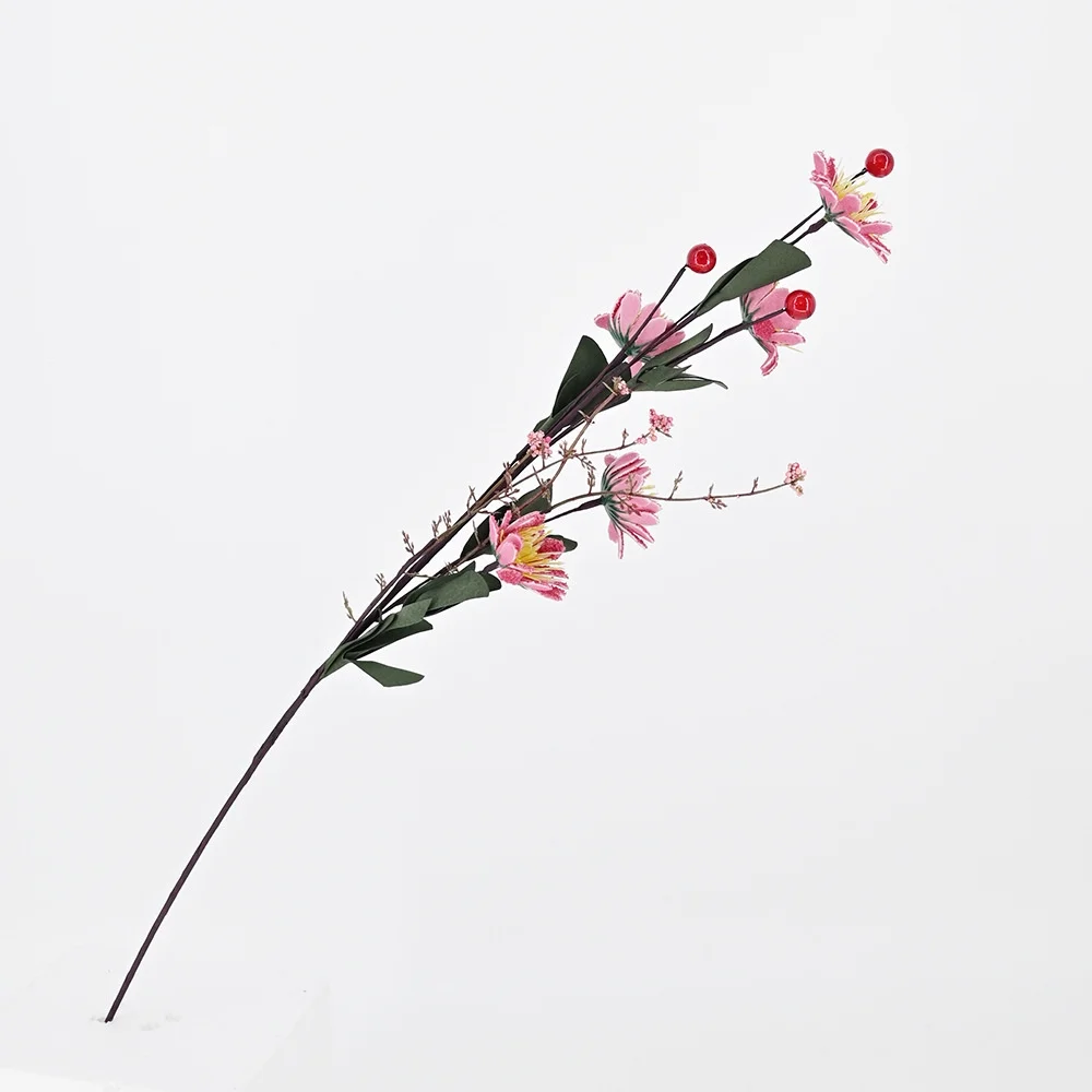 Peony Flower Simulation False False Flower New Living Room Putting Table Flower Pot Flower Flower Flower Beast Powder Butterfly Flower