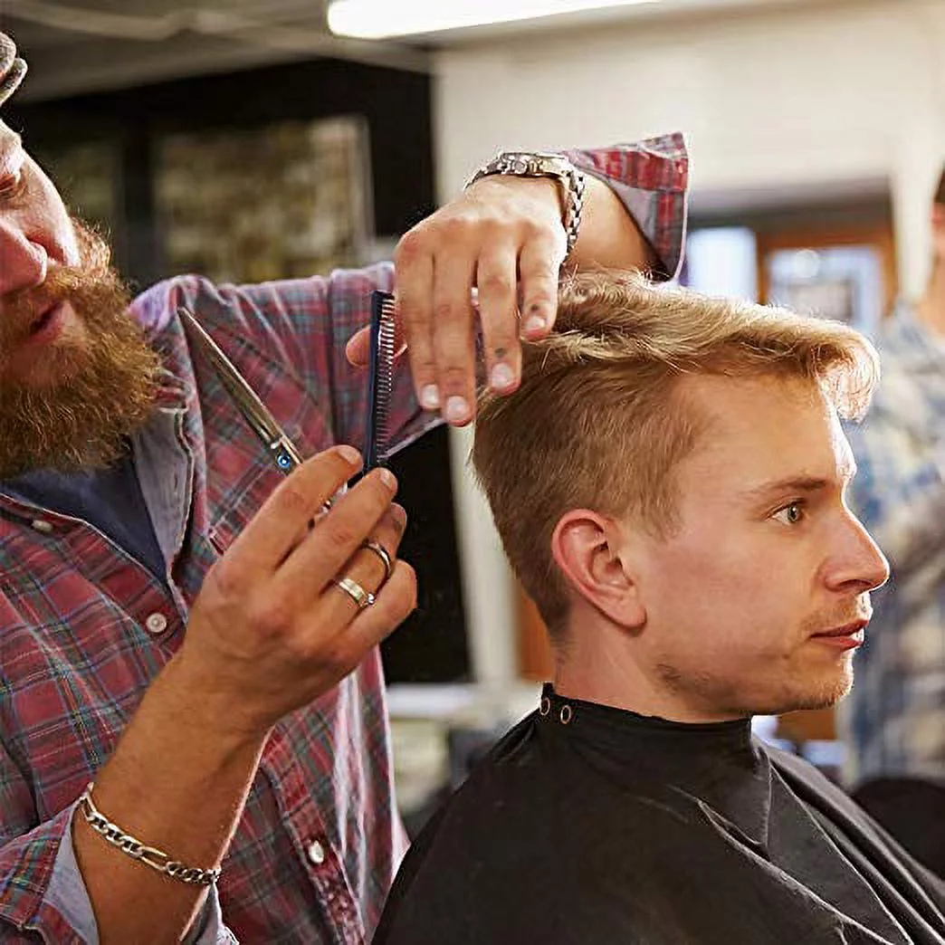 Professional Grade Haircutting Set - Precision Stainless Steel Hair Scissors & Thinning Shears for All Ages TIKA