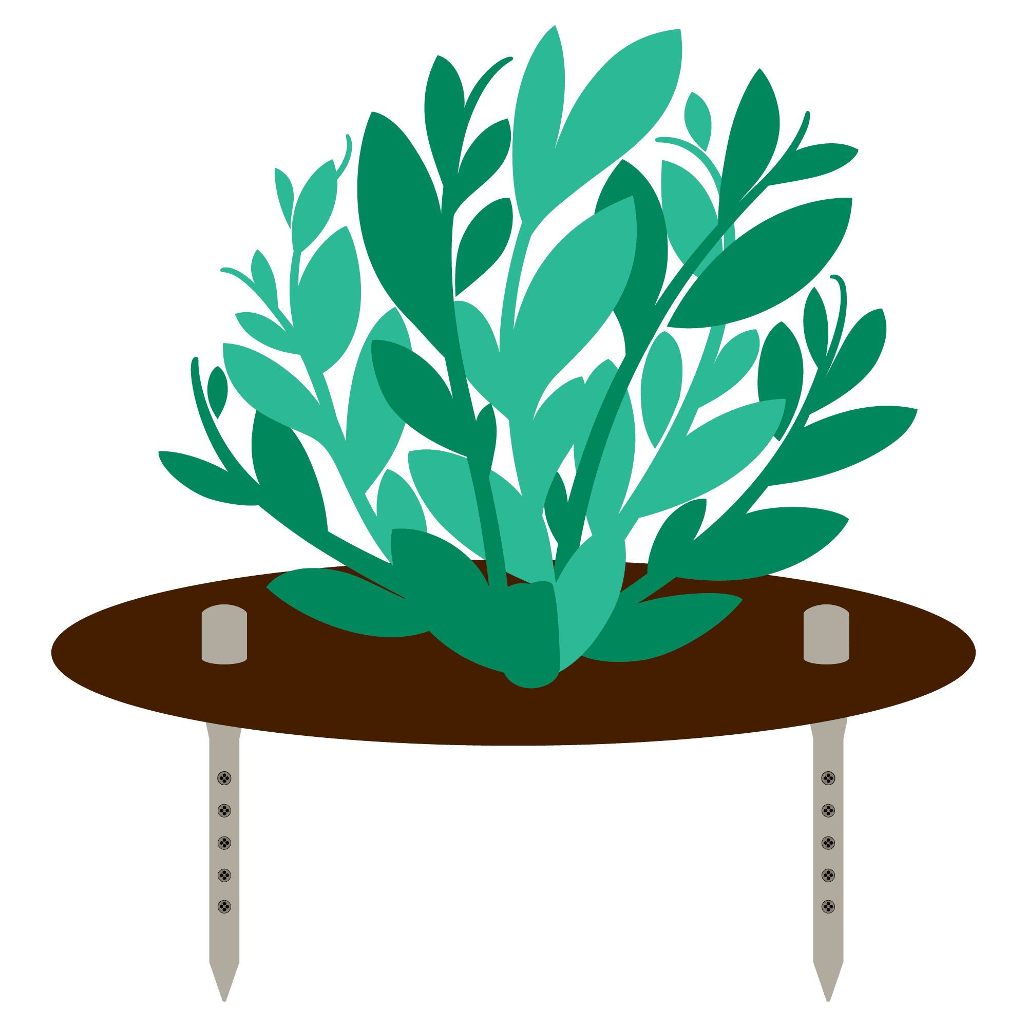 Green King Deep Drip Watering Stake Brown 14 In