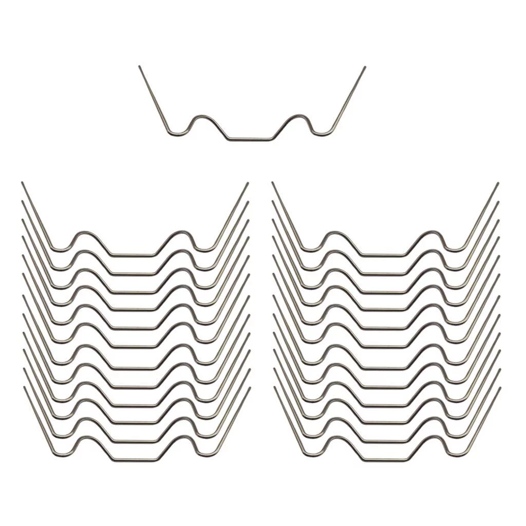 50pc Greenhouse Glass Clips Stainless Steel Wire Glass Clips Strong Sealing Clamps