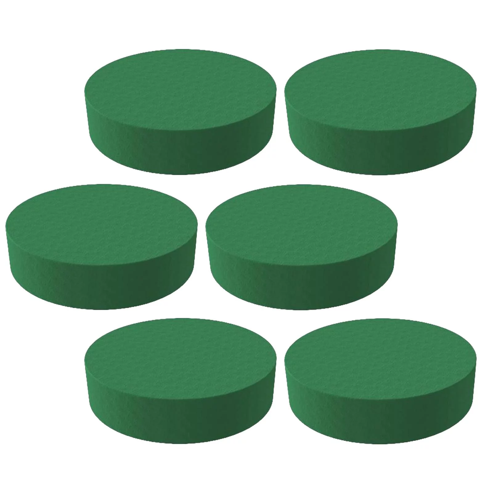 6x Floral Wet Foam Base Craft Round Bowl Display Flower Arrangement Bricks for Florist Supplies Office Aisle Flowers Home