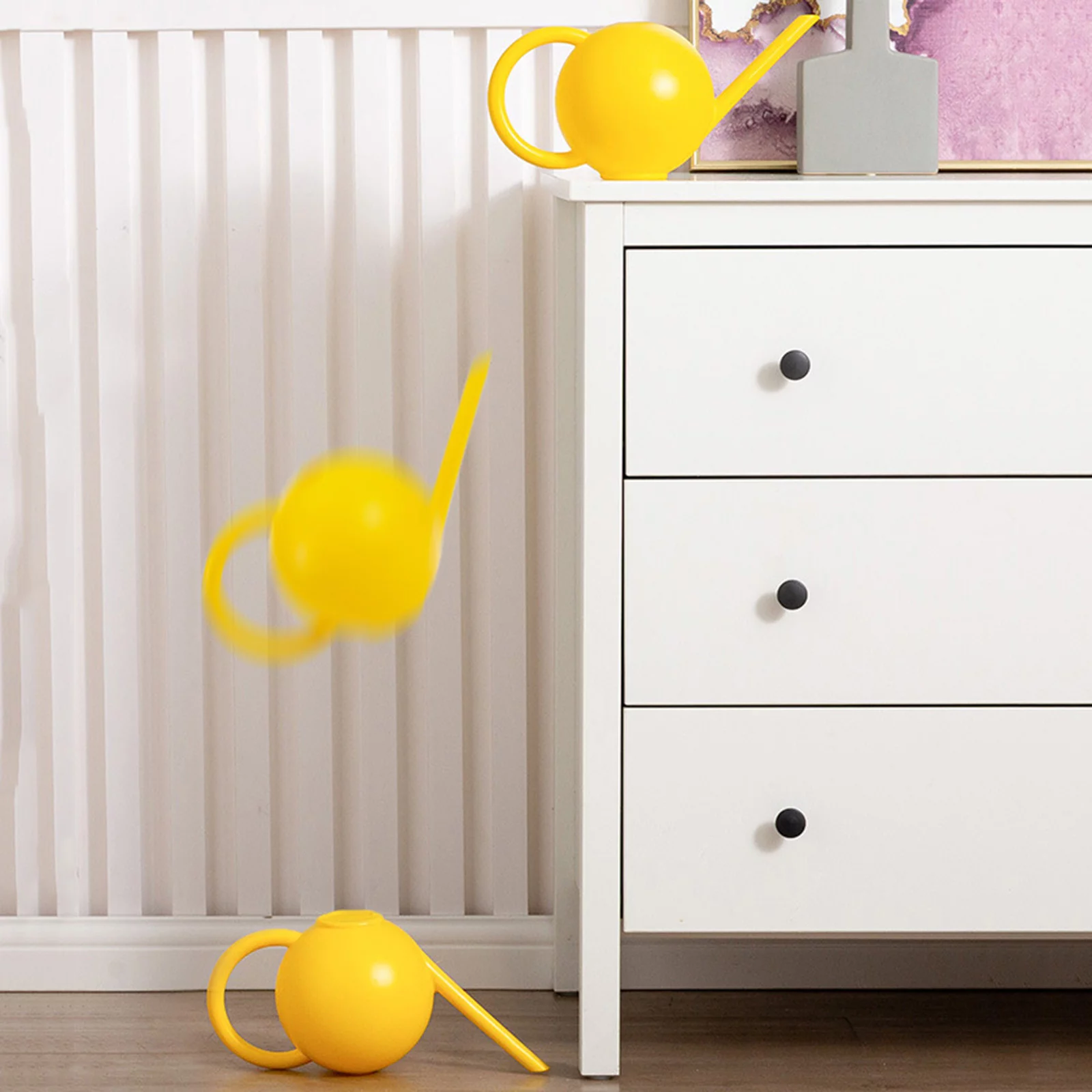 1.5L Round Small Sprinkler Watering Kettle Flowering Kettle Home Small Gardening Raising Flowers Succulent Watering Can Long Spout Garden Watering Tools Watering Can Ceramic Gooseneck Kettle Long