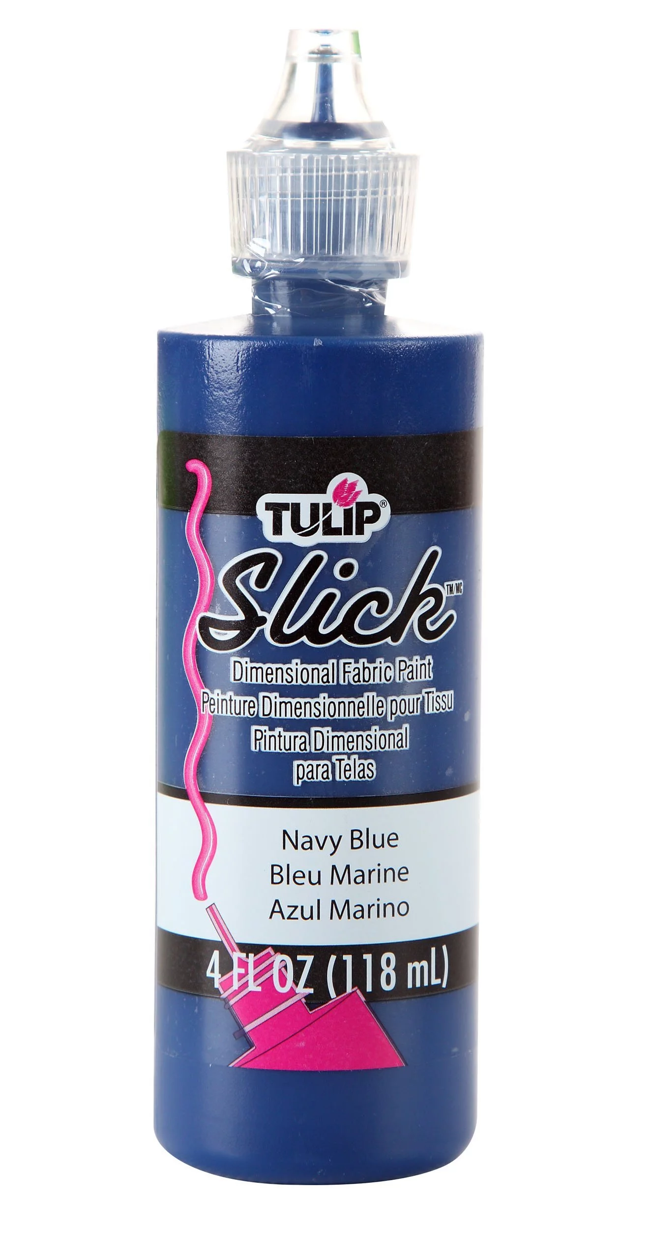 Tulip Slick Brown Dimensional Fabric Paint, 4 fl oz
