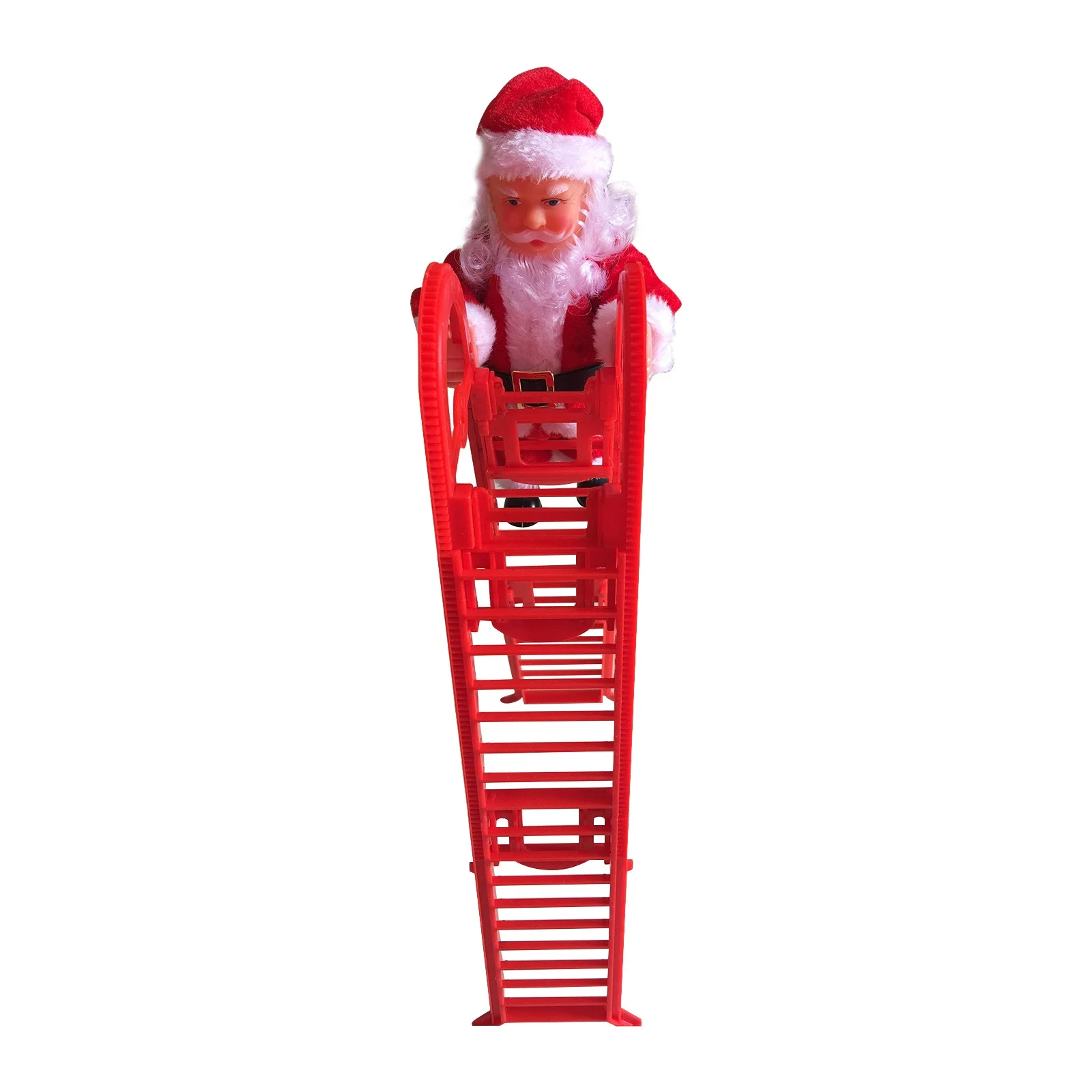 YHAIOGS Electric Climbing Ladder Santa Claus Christmas Climbing Santa Plush Doll TOy