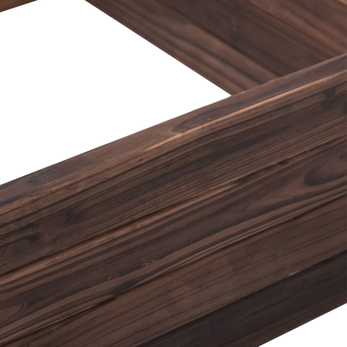 Wooden Square Raised Garden Bed Flower Vegetables Seeds Planter Kit Elevated Box Patio