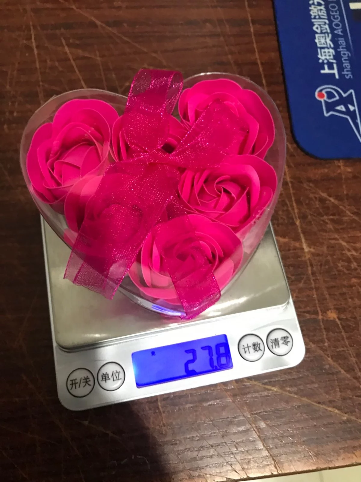 HALJEN Outdoor Artificial Flowers with Pot Practical Gift Box Small Soap Gifts Heart Shaped Gift Flower Novel Artificial Flowers