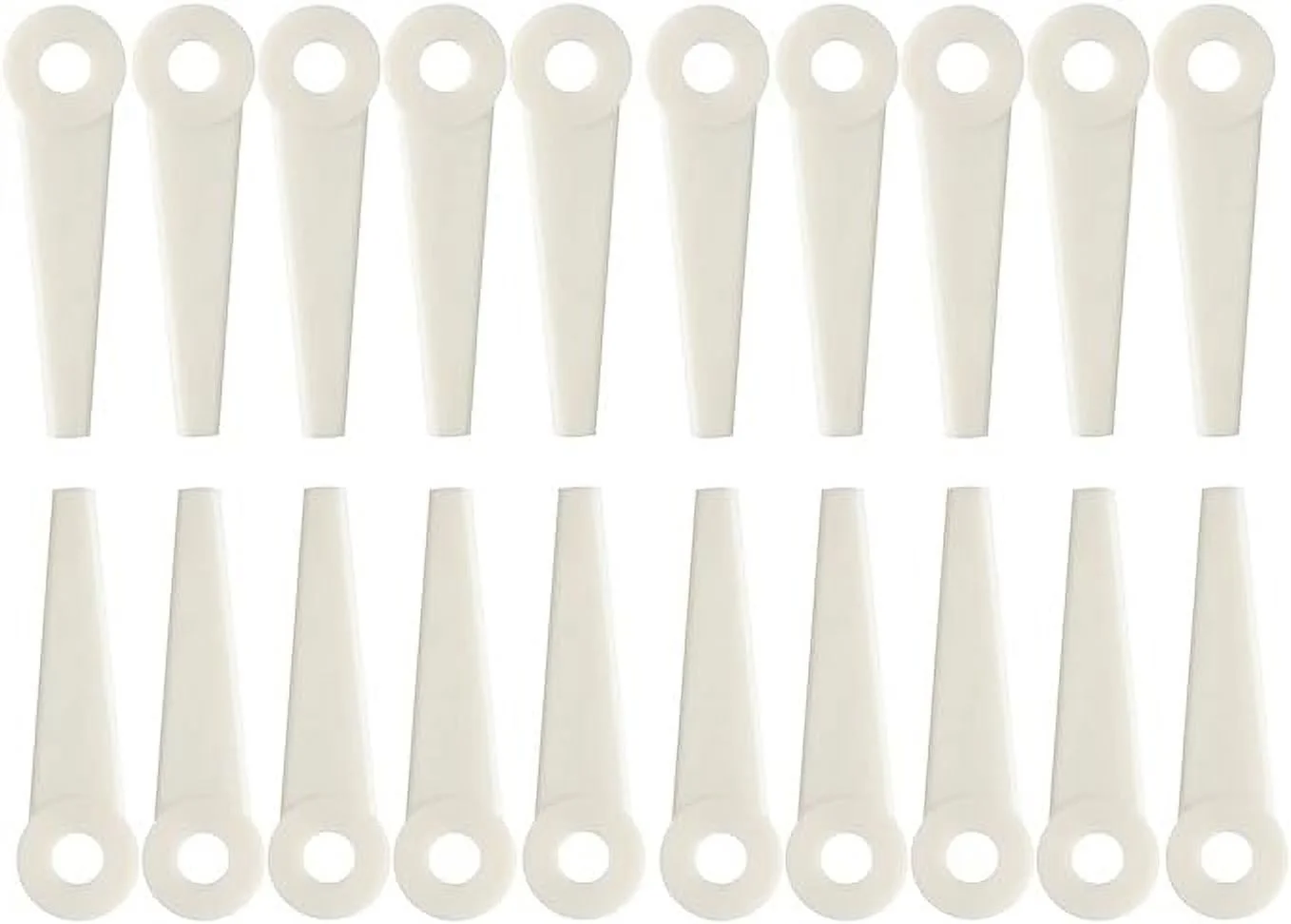 FourShow 25Pcs Plastic Blades for STIHL Grass Trimmer Polycut 5-3,6-3,7-3,10-3,20-3,40-3,41-3
