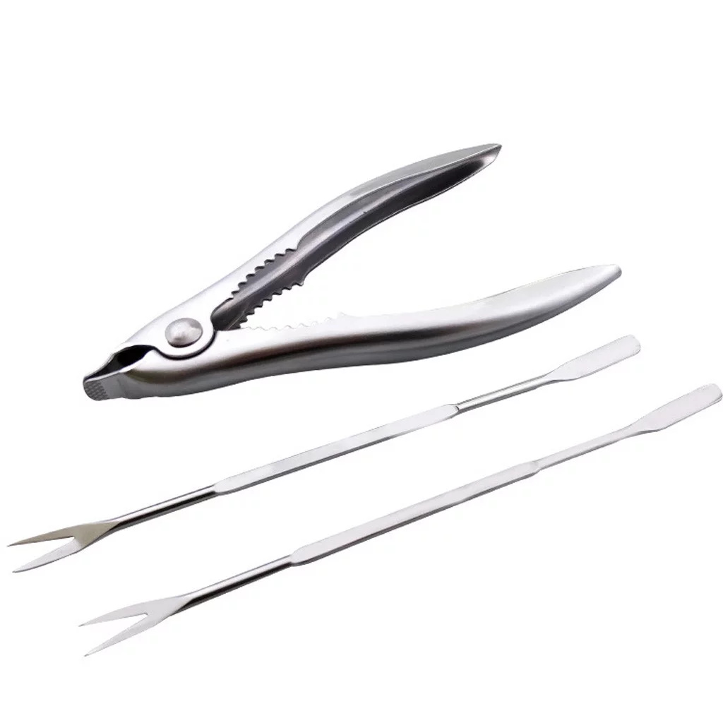 Dengmore Crab Leg Tools - Stainless Steel Seafood s and Forks Nut for Kitchen