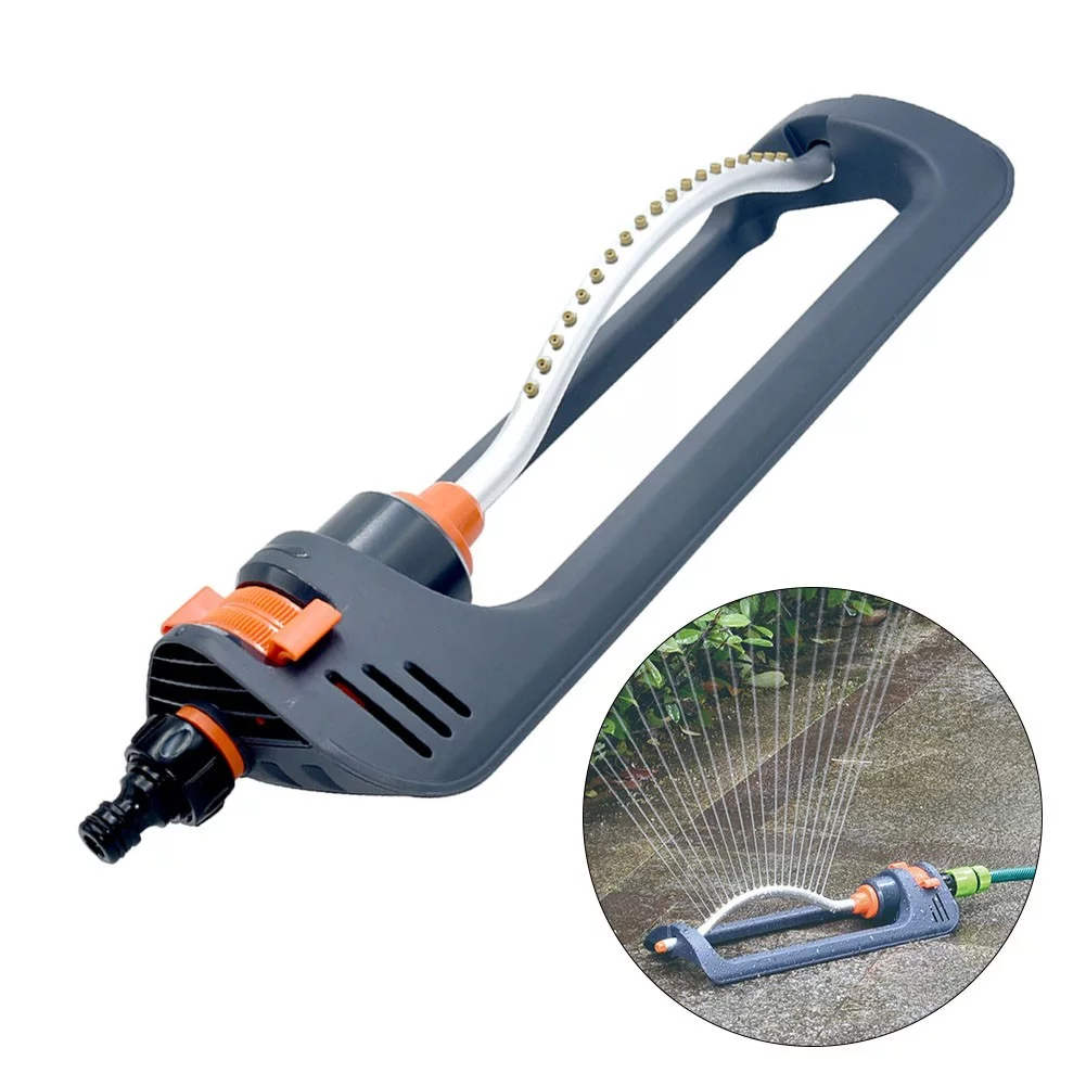 Cumbed  Oscillating Sprinkler Rustproof Swing Irrigation Sprinkler for Large Lawn