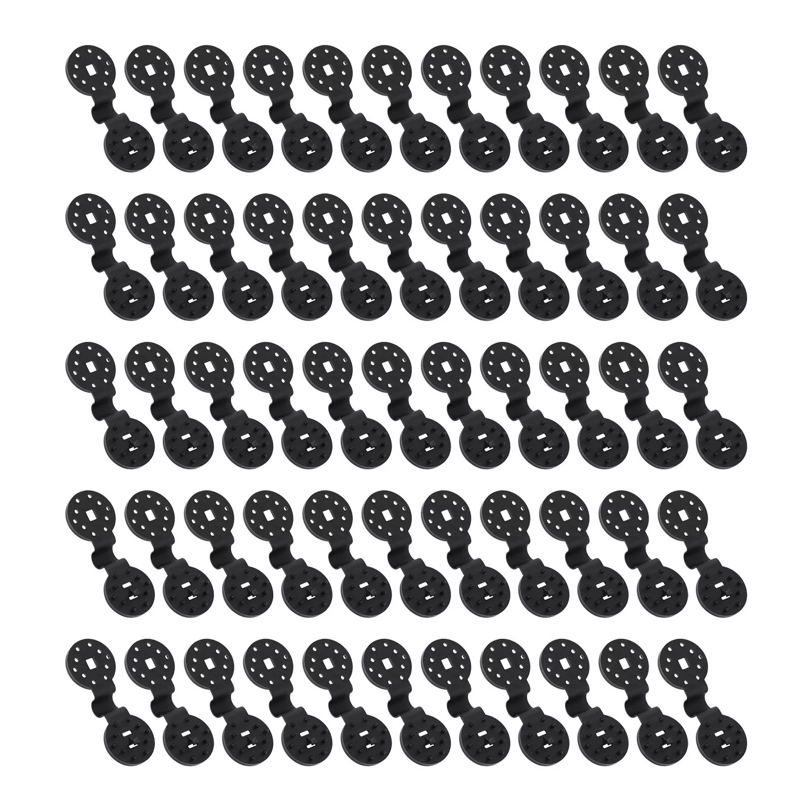 Cable Clamp Pro Large Shade Cloth Clips Windproof Awning Clips Greenhouse Shade Cloth Fixing Clips Tent Clip Accessories For Garden Net Shade Net (Black 50pcs) 1St Birthday Girl Gifts