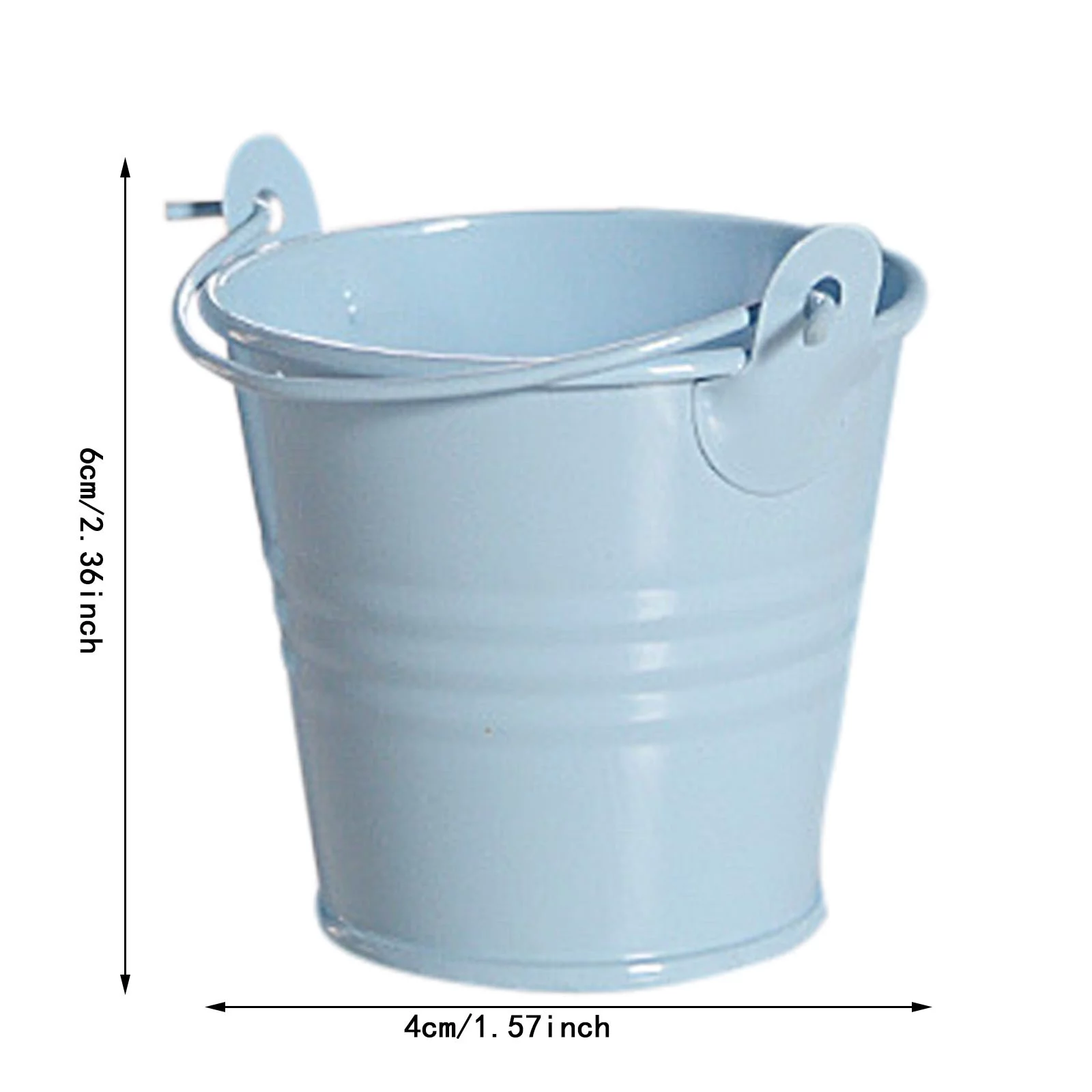 Mini Metal Bucket For Home Storage Craft And Gardening（10PC） Flower Indoor 10inch 1 with Tray Wooden Flower for Indoor round Flower Outdoor round Flower Pot Large Flower for Indoor 30