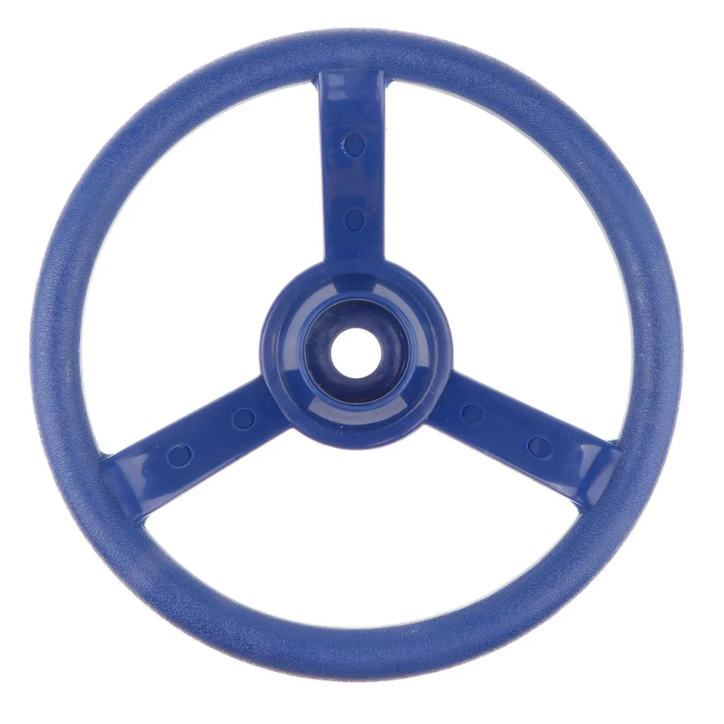 Swingset Steering Wheel Accessories for Kids Playhouse, Jungle Gym, Blue