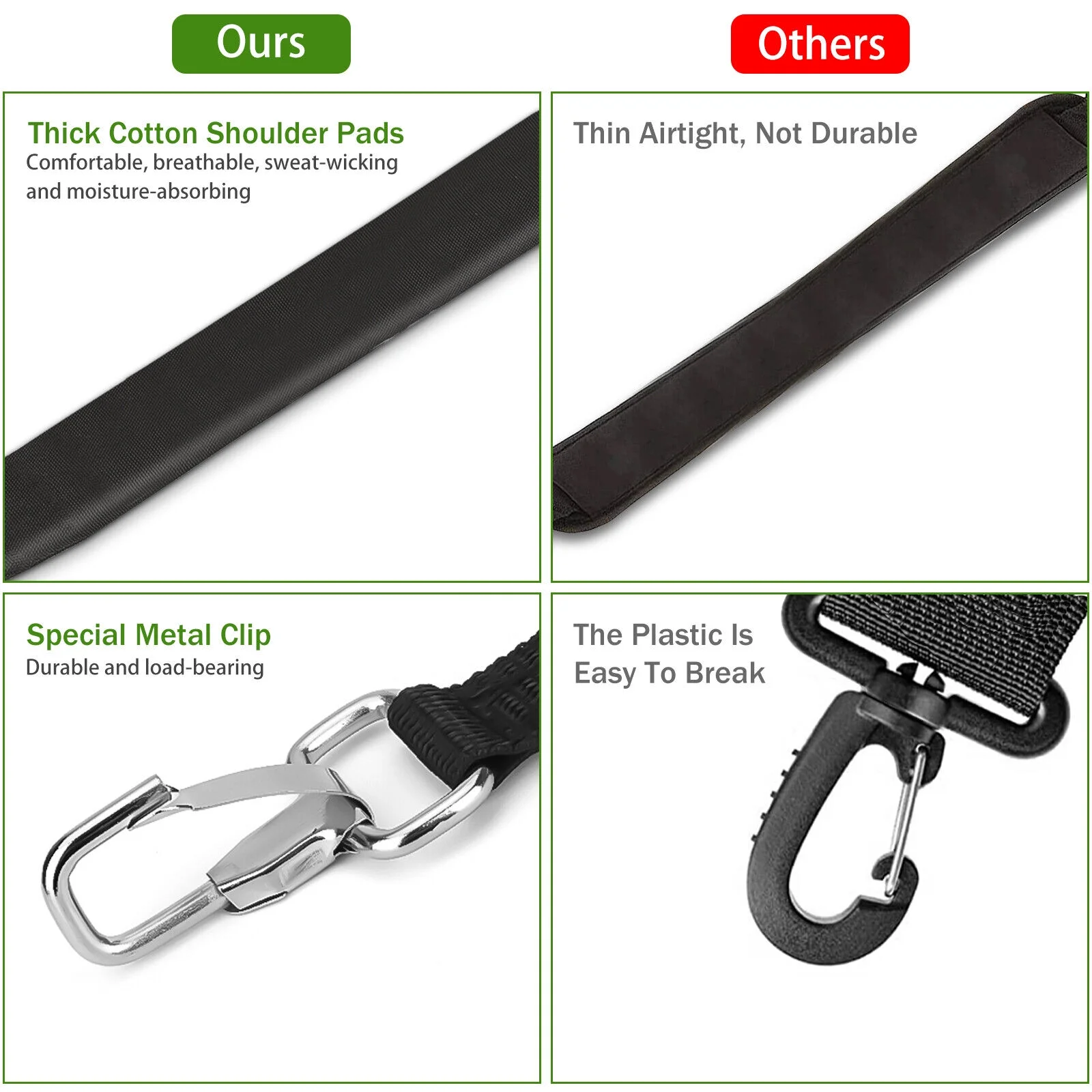 2Pcs Backpack Blower Straps Adjustable For Echo PB-265L PB-265LN PB-403H PB-403T