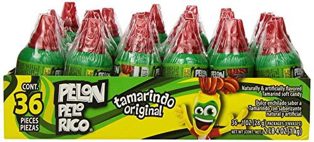 PELON PELO RICO Tamarind Candy (Pack of 36)