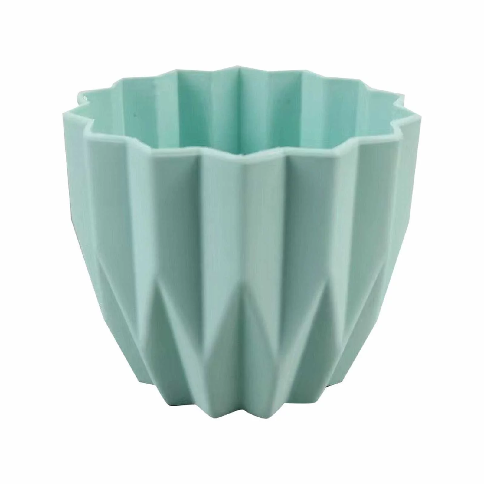 MOQIN Plastic Pots for Plants, Decorative Flower Pots for Patio, Modern Round Plastic Succulent Planter Pots with White Stripe Texture, 3.5 in