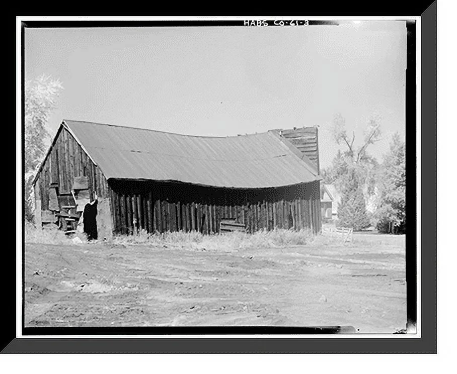 Historic Framed Print, Aspen Lumber Company Building, 100 West Cooper Street, Aspen, Pitkin County, CO - 3, 17-7/8