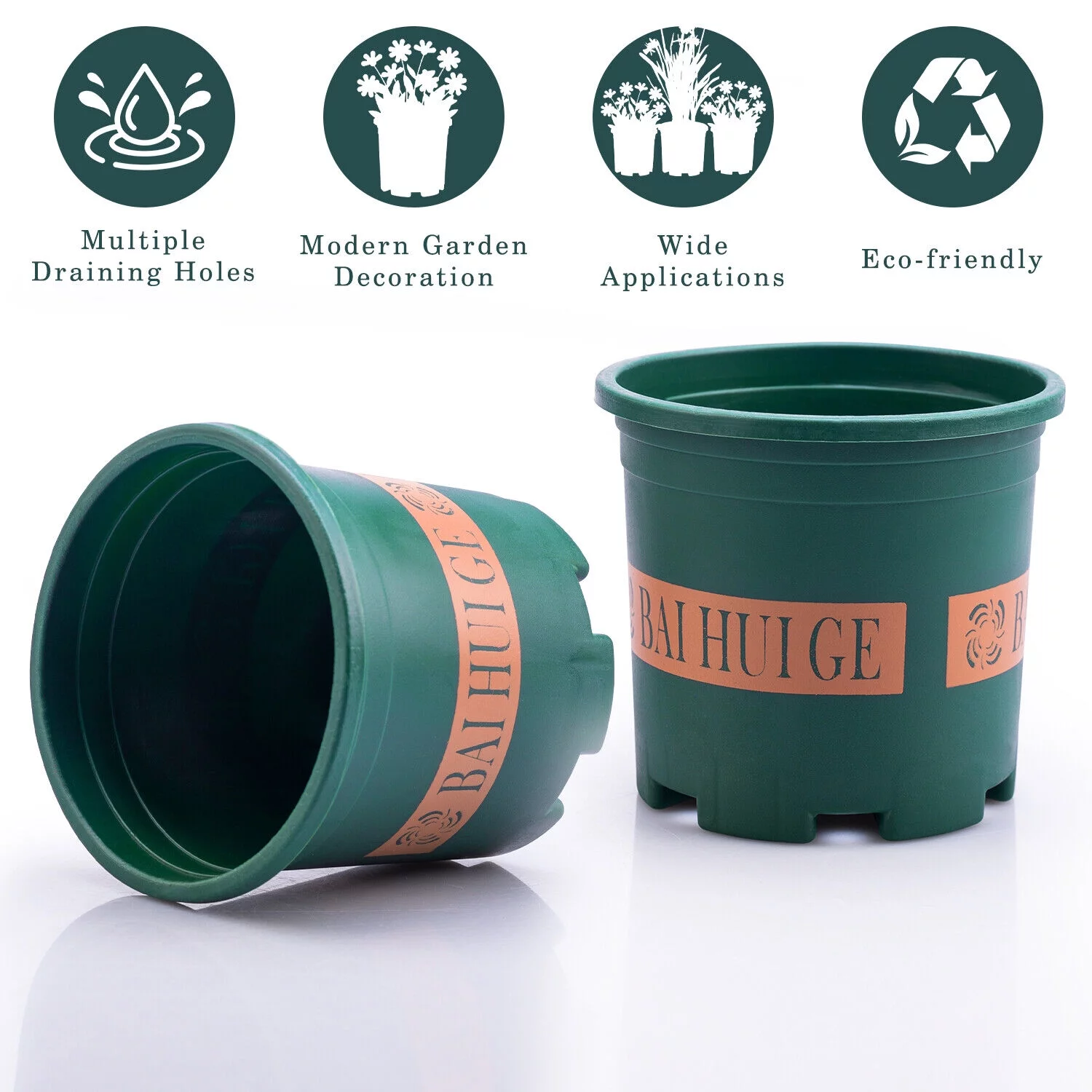 Gallon Plant Grow Bags Thickened Nonwoven Fabric Pots Nursery Container Soil Bag