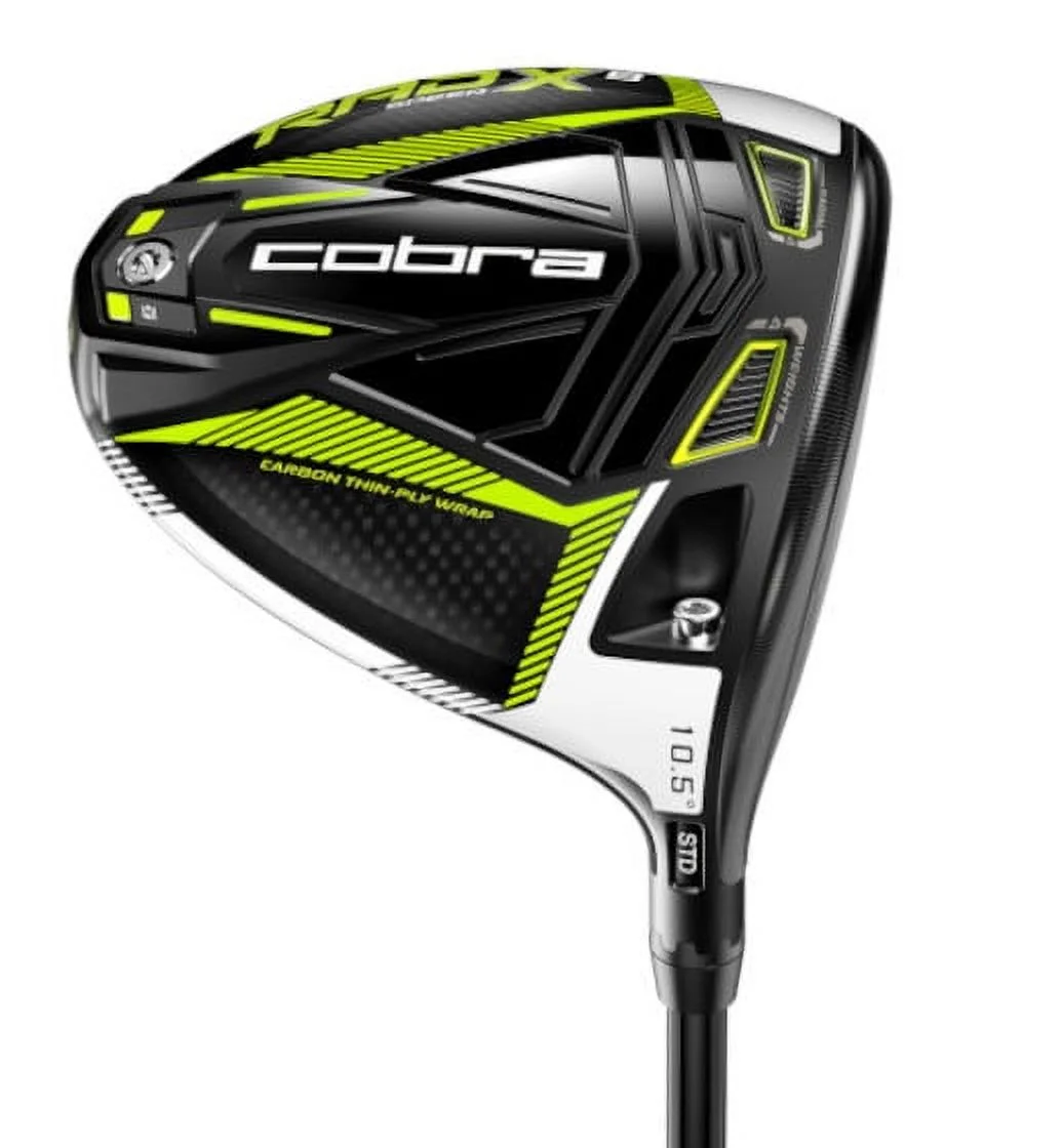 Left Handed Cobra RADSpeed XB Black/Turbo Yellow 9* Driver Extra Stiff New