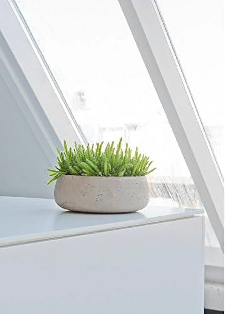 Fiberstone Grey Washed Planter 5