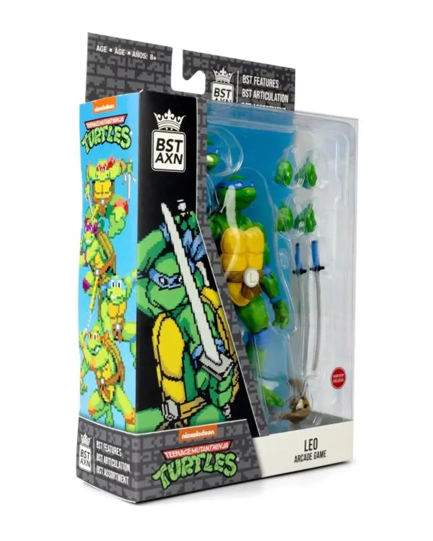 Teenage Mutant Ninja Turtles BST AXN leo Action Figure (Arcade Game)