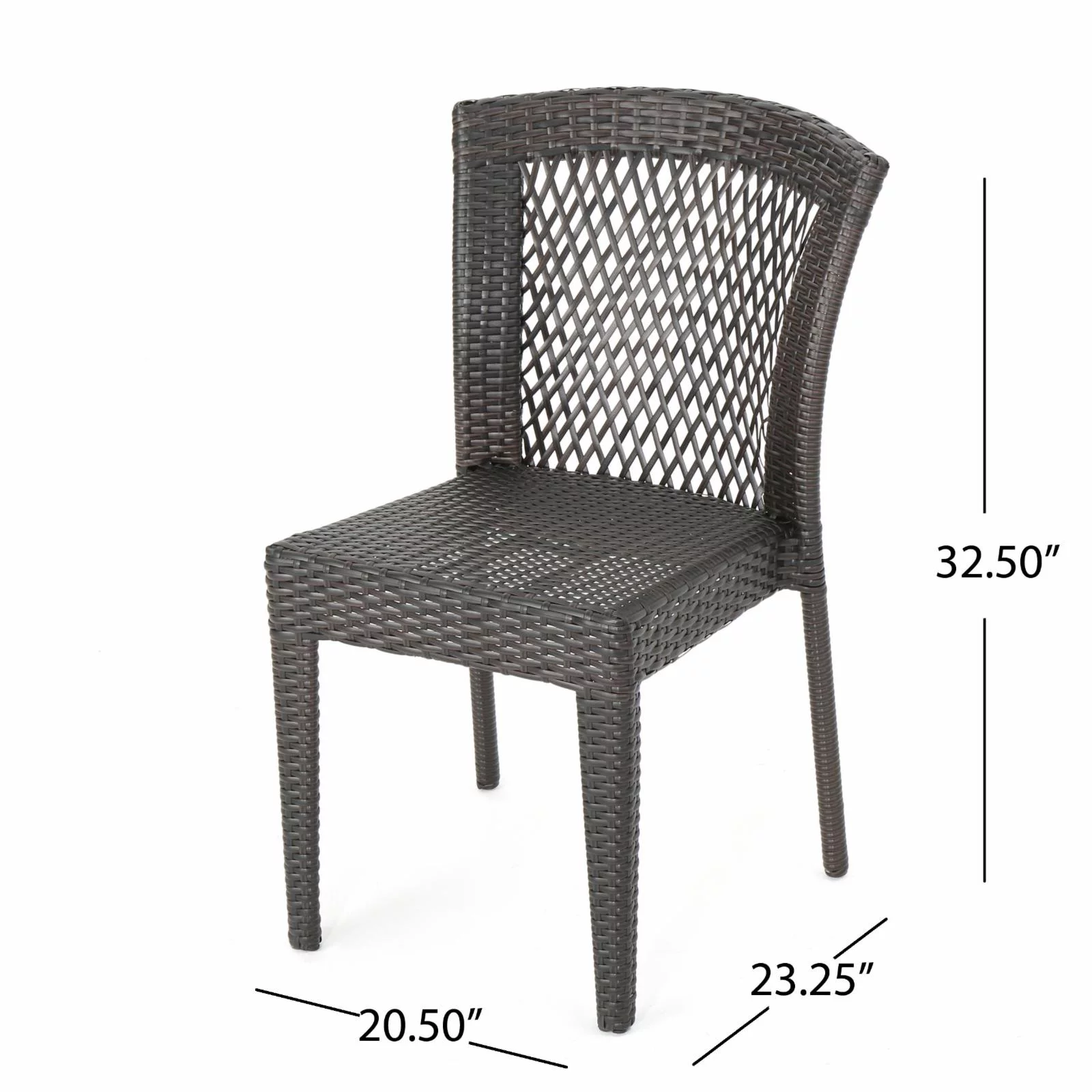 Dusk All-Weather Wicker Dining Chair - Set of 2