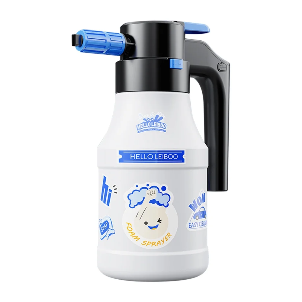 Anself Electric Foam Sprayer Car Wash Sprayer 1.5L Pressure USB Rechargeable for Home and Garden
