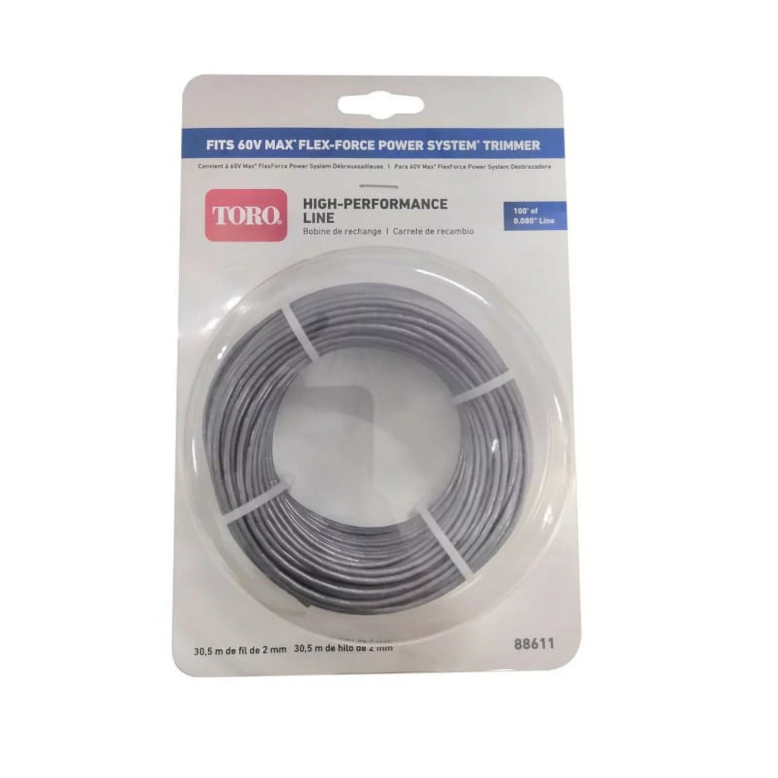 Toro 7008771 0.08 in. x 100 ft. Residential Grade Trimmer Line