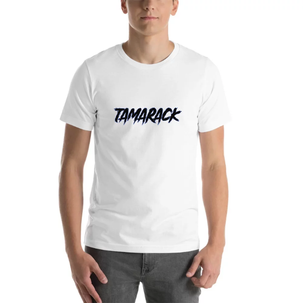 L Tamarack Slasher Style Short Sleeve Cotton T-Shirt By Undefined Gifts