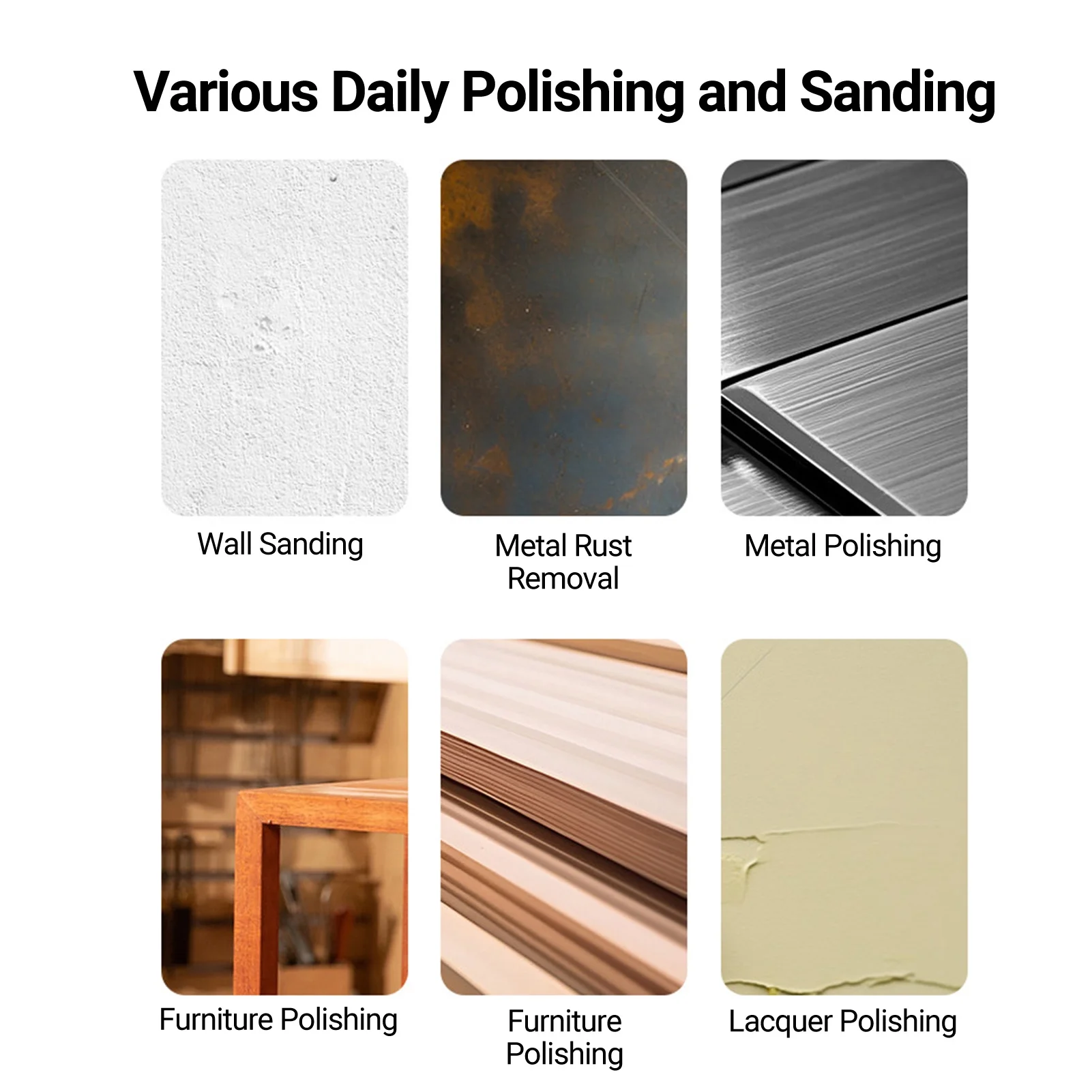 Sanding machine,Palm Sander Orbital Sander With And 5 Sander And Tool With 5pcs Sandpapers Variable Speeds Palm 300w 6 Speed 6 Variable Speeds And 5 Sandpapers Sander 13000rpm Palm